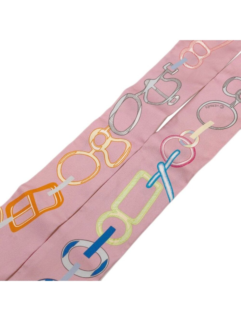 Hermes Twilly Scarf Silk - Picture 3 of 7